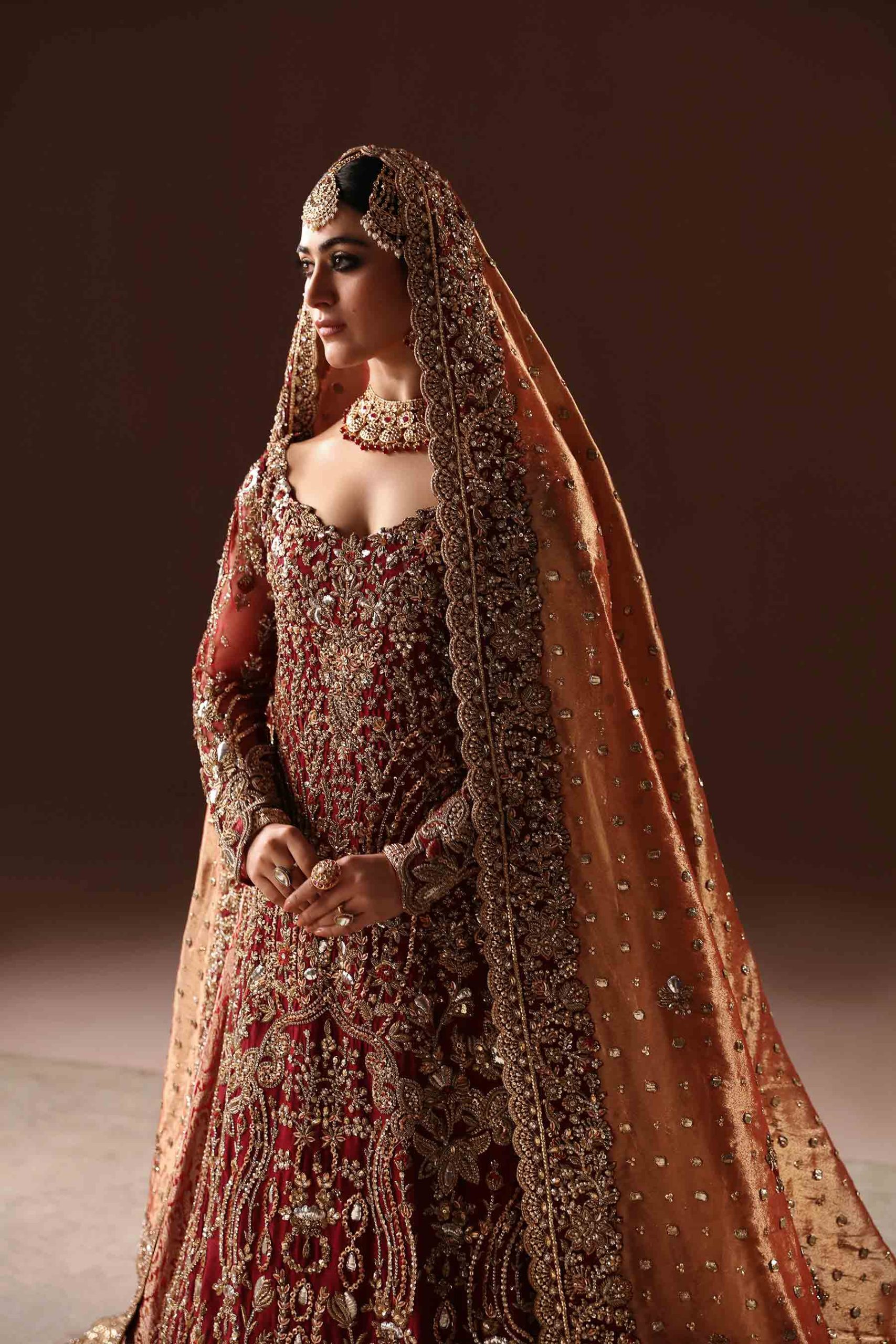 Grand Malika Farshi Bridal Lehnga (br-07) By Ammara Khan - Image 2
