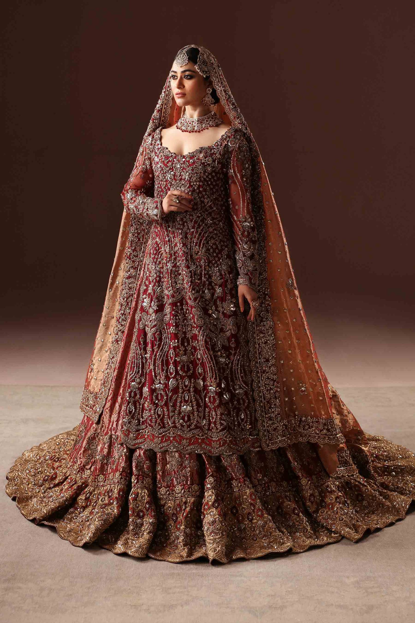 Grand Malika Farshi Bridal Lehnga (br-07) By Ammara Khan