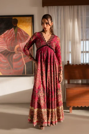 Fuchsia Kalidar Peshwas (d-05) By Ammara Khan