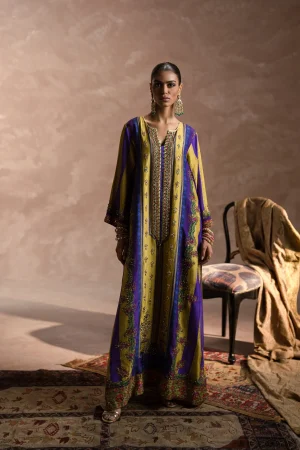Oh So Glam! Kaftan Set (d-06) By Ammara Khan