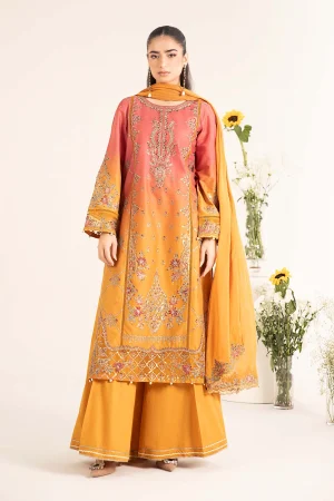 3 Piece Embroidered Self Jacquard Lawn Suit  DW EF25 71