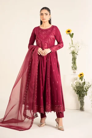 3 Piece Embroidered Lawn Suit  DW EF25 83