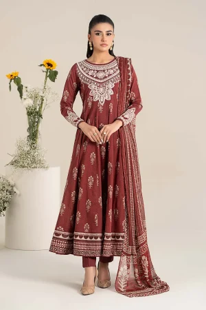 3 Piece Printed Lawn Suit  DW EF25 22