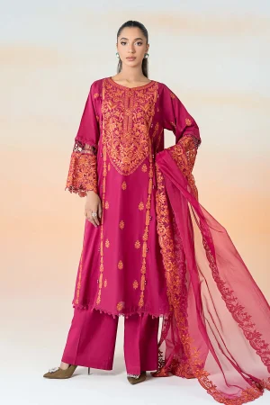 3 Piece Embroidered Lawn Suit  DW EF25 95
