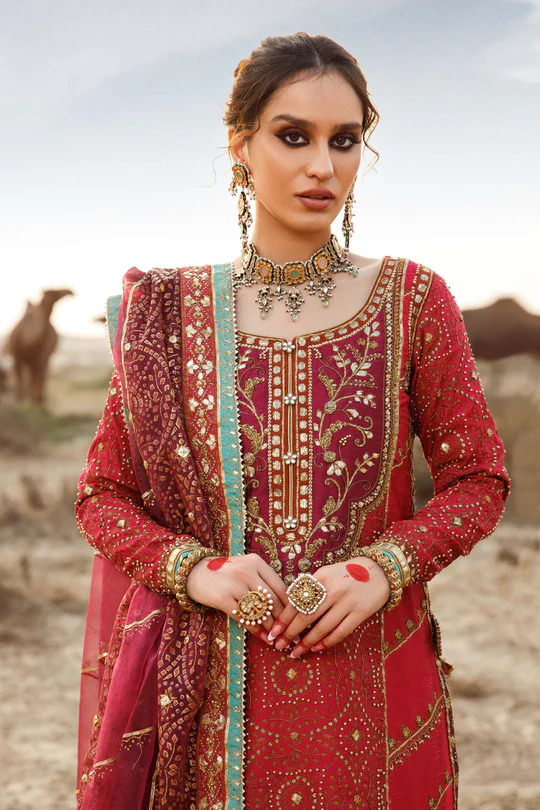 Maria B Couture Pink MC 704 - Image 2