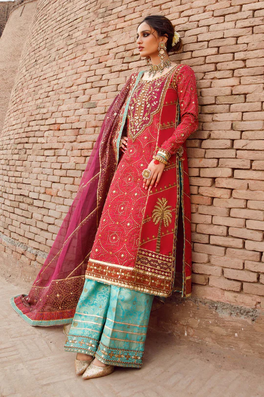 Maria B Couture Pink MC 704 - Image 3