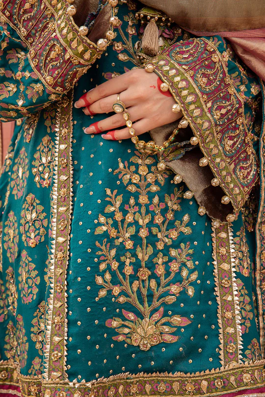 Maria B Couture Blue MC 705 - Image 5