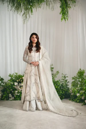 Ivory Rashmeen Silver by Agha Noor