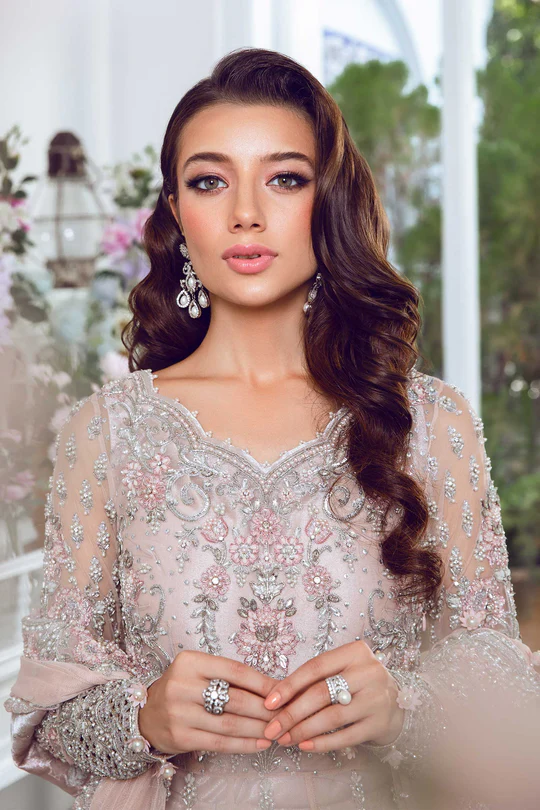 Maria B Couture Queen Pink MC 808 - Image 2