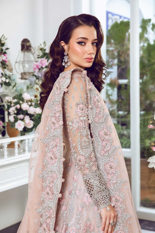 Maria B Couture Queen Pink MC 808 - Image 3
