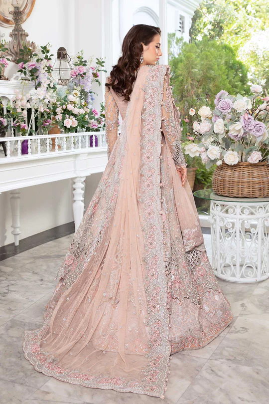 Maria B Couture Queen Pink MC 808 - Image 5