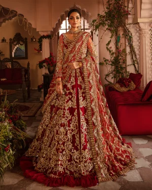 Gulrukh B 15 Luxury Bridal Dress By Gulaal