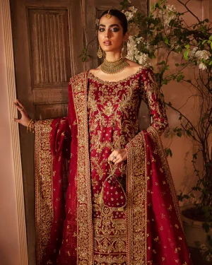 Azrah B 12 Luxury Bridal Dress By Gulaal