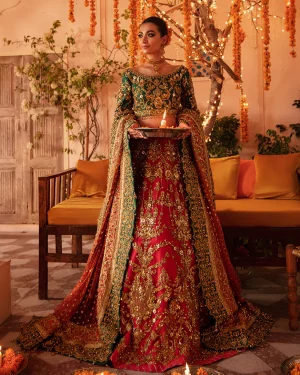 Raahima B 17 Luxury Bridal Dress By Gulaal