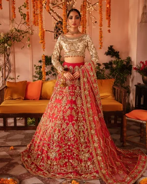 Aaima B 18 Luxury Bridal Dress By Gulaal