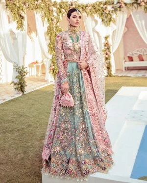 Joli Embroidered Net 3 Piece Suit Ws 03 By Gulaal