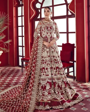 Luxury Bridal Dress B 2 Serat By Gulaal