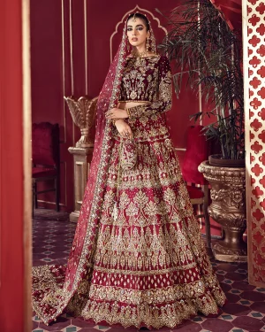Luxury Bridal Dress Husna B 5 By Gulaal