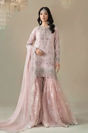 3 Piece Embroidered Raw Silk Suit WFS 09 05 By Maria B