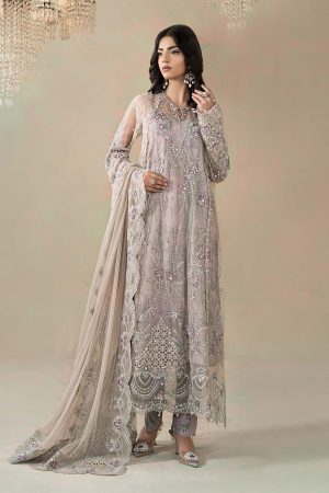3 Piece Embroidered Net Suit WFS 09 07 By Maria B