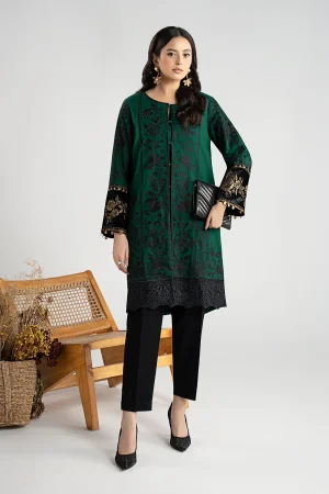 3 Piece Embroidered Cotton Dobby Suit DW W25 18 By Maria B