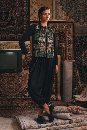 3 Piece Embroidered Khaddar Suit DW W25 81 By Maria B