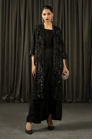 3 Piece Embroidered Organza Suit MGL EF26 05 By Maria B
