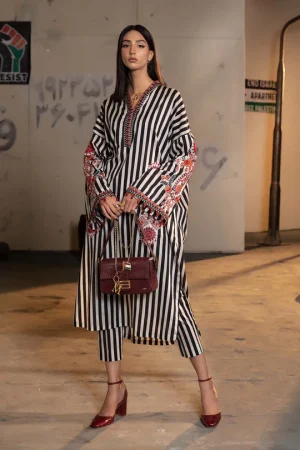 2 Piece Printed Lawn Suit PS PF24 03 By Maria B