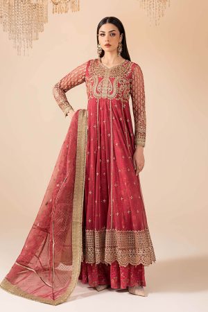 3 Piece Embroidered Net Suit SF W24 13R1 By Maria B